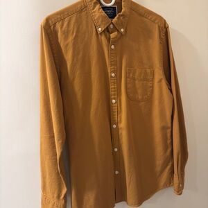 Charles Tyrwhitt Tan Casual Button-Down Shirt